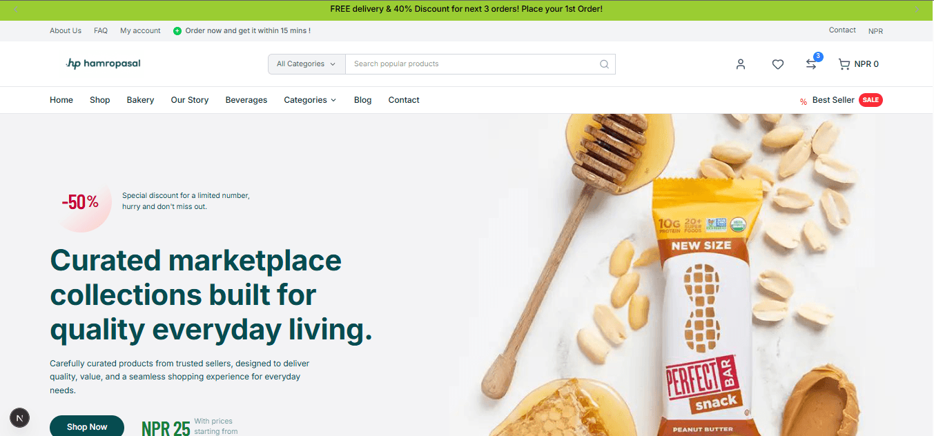 HamroPasal Ecommerce